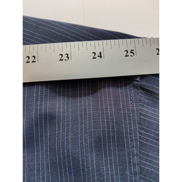 Montage Collection Button Up Shirt Mens 3XL  XXXL Blue Strip Pocket‎ - Picture 7 of 10